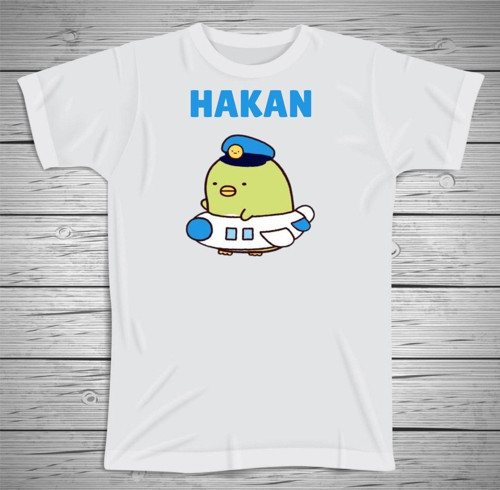 Penguen Karakterli Çocuklara Özel İsim Baskılı Tshirt , Micro Polyester Terletmez Kumaş