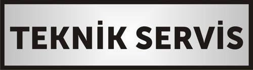 Teknik Servis Yazılı Kapı Yazısı ,Yönlendirme Levhası ,Gümüş Renkli Aliminyum Levha