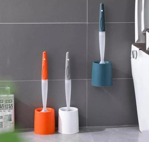 Deterjan Hazneli Silikon Tuvalet Fırçası - Yeni Nesil Banyo Wc Klozet Temizleme Fırçası