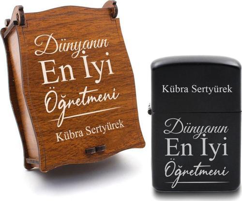 Öğretmenler Gününe Özel Ahşap Kutulu Çakmak