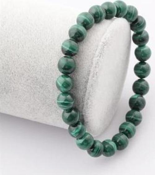- Malakit Taşı Doğal Taş Unisex Bileklik