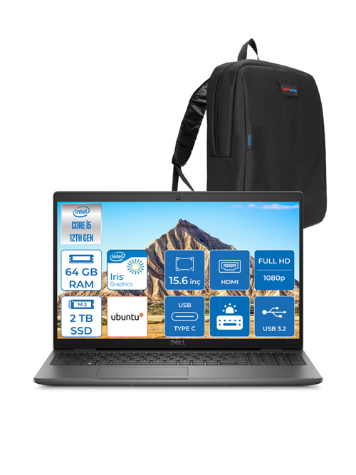 Latitude 3540 Intel CoreI5 1235U 64GB 2TB SSD 15.6 IPS FHD Ubuntu DN049L354015U14