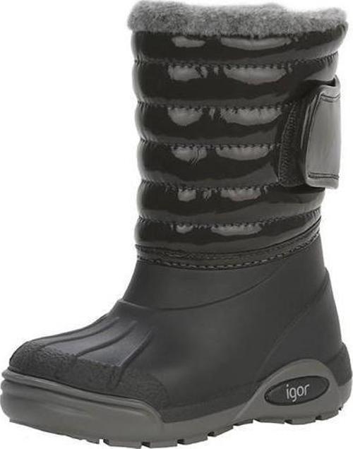 W10168-002 Topo Ski Charol Çocuk Günlük Bot