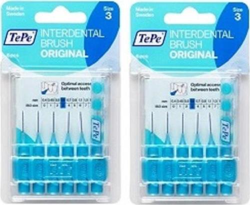 Arayüz Fırçası 6 Lı Blister Mavi 0.6 Mm | 2 Adet