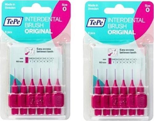 Arayüz Fırçası 6 Lı Blister Pembe 0.4 Mm | 2 Adet