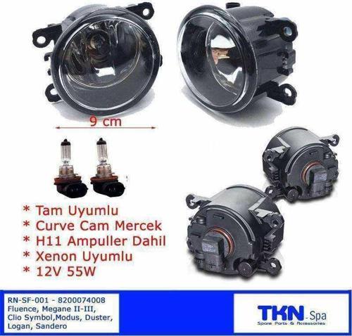 Renault Laguna II 2001-2007 Sis Farı Set  Oem:  8200074008