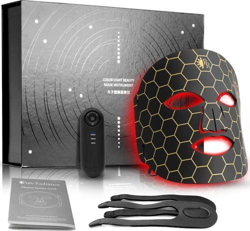 PureRadiance Yüz için LED Kırmızı Işık Terapi Maskesi, 7 Renk Modu