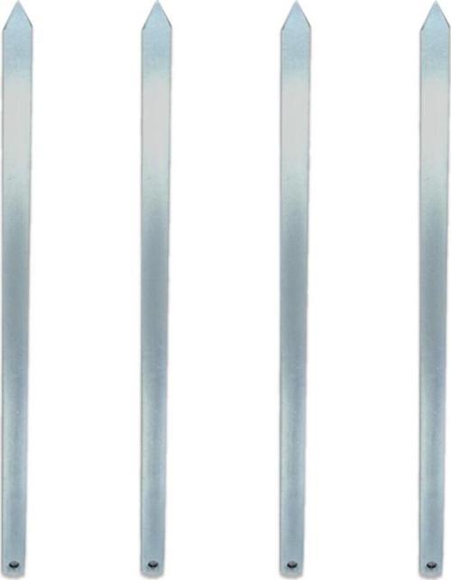 Paslanmaz Metal Adana Şiş 4'lü - (1 Adet Şiş: 50 Cm)