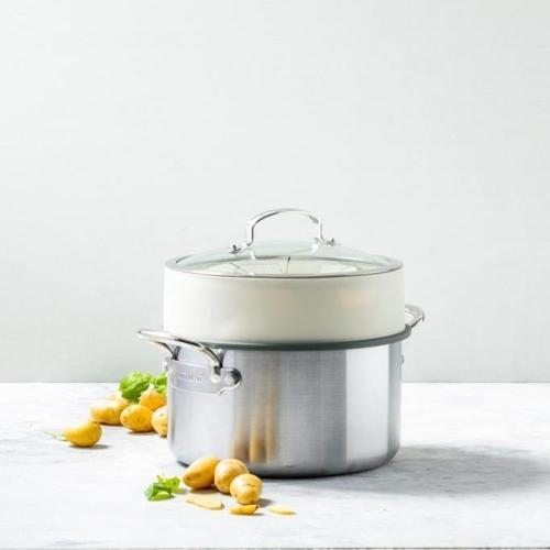 Steamy 24cm Buharda Pişirici Krem