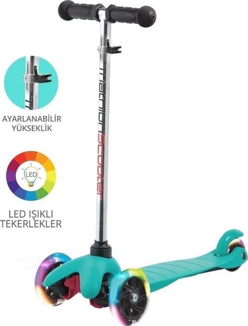 T-138 3 Tekerlekli Işıklı Çocuk Scooter