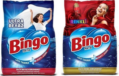 Matik Ultra Beyaz 4 kg + Renkli 4 kg Toz Çamaşır Deterjanı 2 li Set