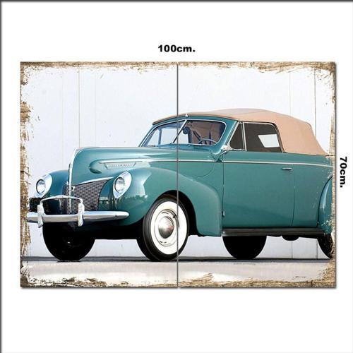 Ahşap Tablo 1941 Mercury Klasik 70*100Cm