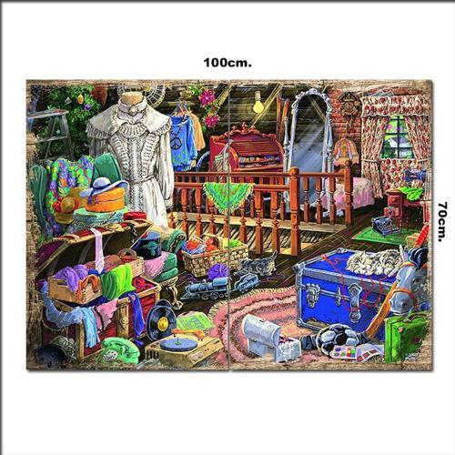 Ahşap Tablo Çocuk Odası 70*100Cm