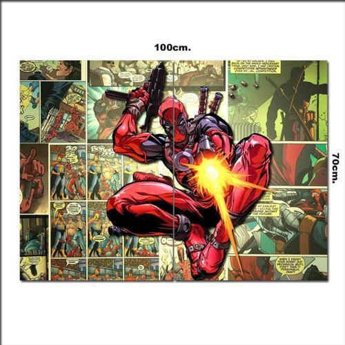 Ahşap Tablo Dead Pool 70*100Cm
