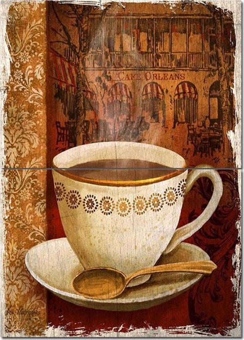 Ahşap Tablo Cafe Oreeans Hediyelik Mdf Tablo