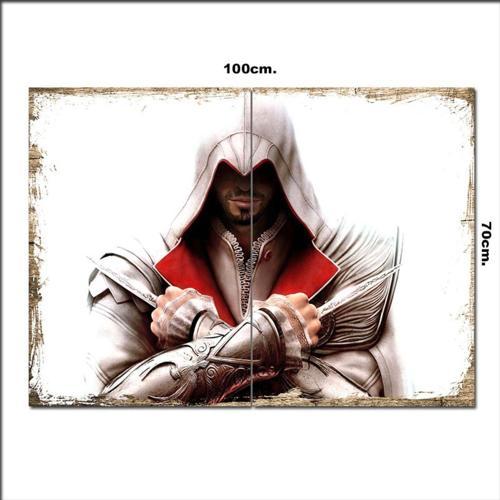 Ahşap Tablo Assassin'S Creed 70*100Cm