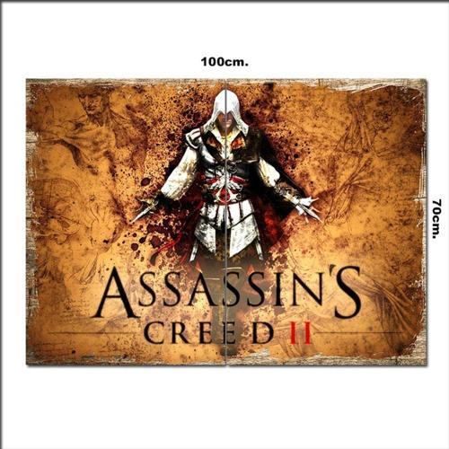 Ahşap Tablo Assassin'S Creed 70*100Cm