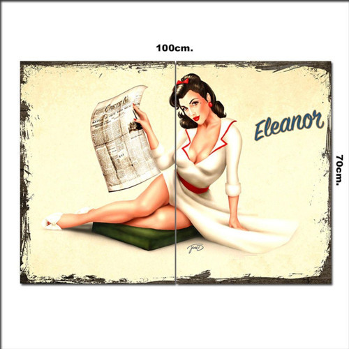 Ahşap Tablo Elenor 70*100Cm