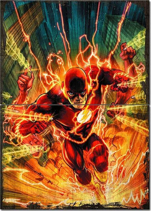 Ahşap Tablo Eski Flash Afiş Görseli Hediyelik Ahşap Tablo