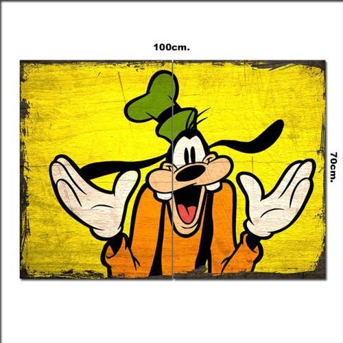 Ahşap Tablo Gufi Goofy Şekilli 70*100Cm