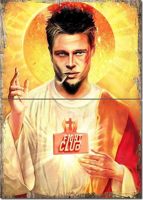 Fight Club Dövüş Kulubü Mdf Poster 70Cmx 100Cm