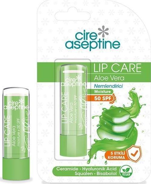 Lip Care Aloe Vera 50 SPF Dudak Bakım Kremi 4,5 G