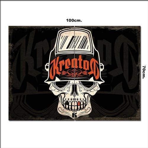 Ahşap Tablo Kreator Baskılı 70*100Cm