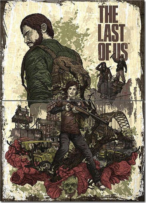 Ahşap Tablo Last Of Us Art Poster Tasarım Ahşap Tablo