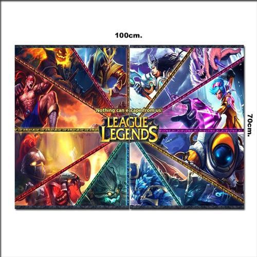 Ahşap Tablo League Of Legemds Afiş 70*100Cm