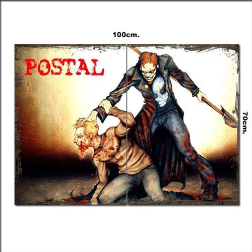 Ahşap Tablo Postal 2 Afiş 70*100Cm