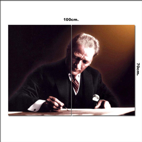 Ahşap Tablo Mustafa Kemal Atatürk 70*100Cm