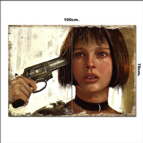 Ahşap Tablo Leon Mathilda 70*100Cm