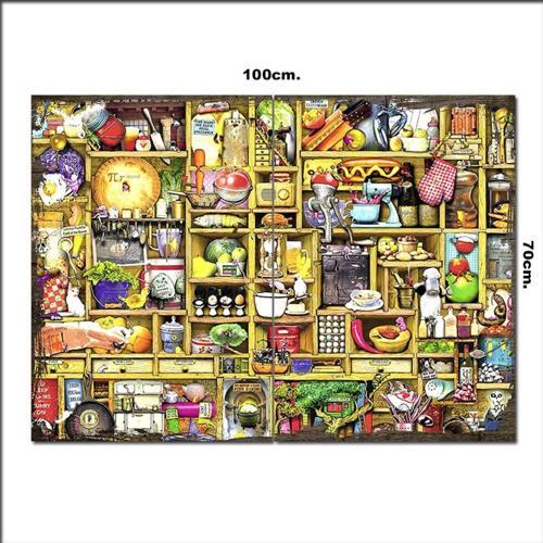 Ahşap Tablo Mutfak Dolabı 70*100Cm