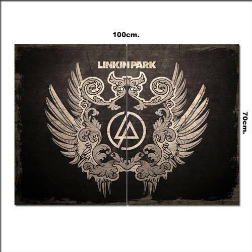 Ahşap Tablo Linkin Park Logosu Baskılı 70*100Cm