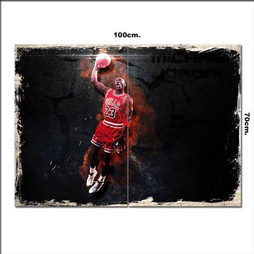 Ahşap Tablo Nba Jordan 70*100Cm