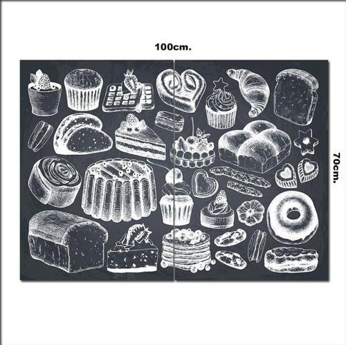 Ahşap Tablo Pastahane Ürünleri 70*100Cm