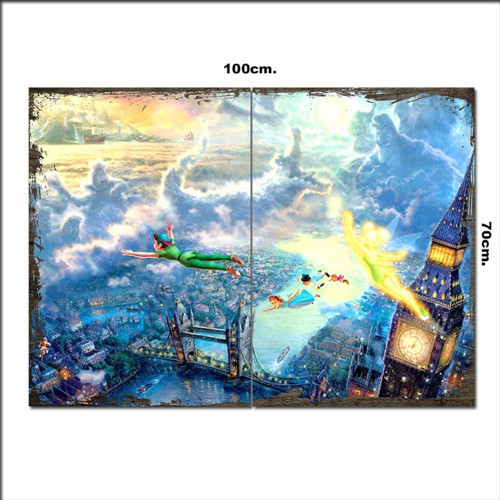 Ahşap Tablo Peter Pan 70*100Cm