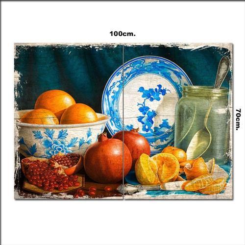 Ahşap Tablo Meyve Sofrası 70*100Cm