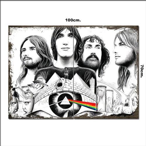 Ahşap Tablo Pink Floyd The Wall 70*100Cm