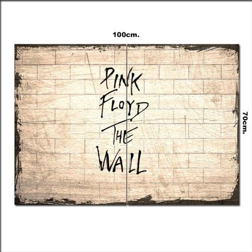 Ahşap Tablo Pink Floyd The Wall Şekilli 70*100Cm