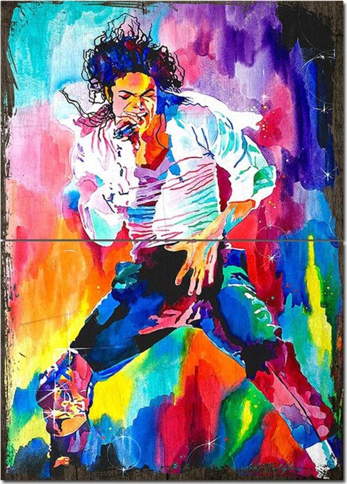 Ahşap Tablo Michael Jackson Mdf Tablo