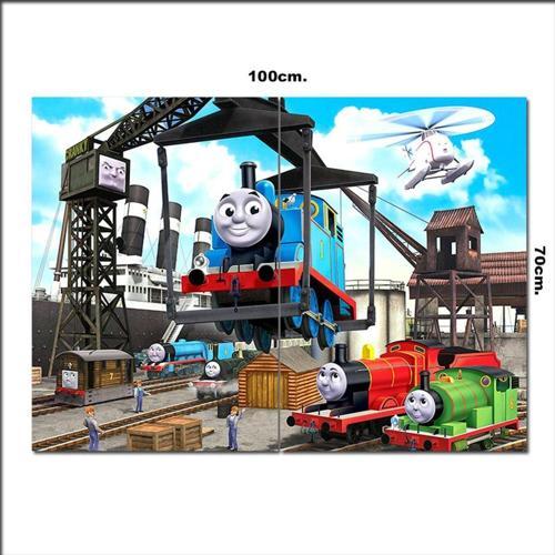 Ahşap Tablo Thomas Ve Arkadaşları 70*100Cm