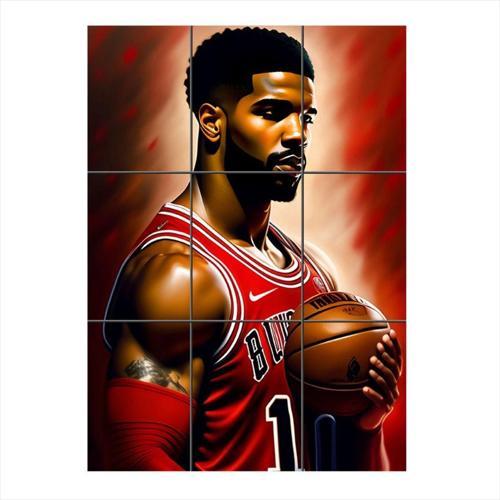 Basketbol Temalı 9 Parça Puzzle Tablo
