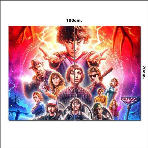 Ahşap Tablo Stranger Things 70*100Cm