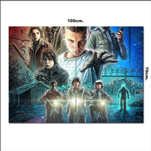 Ahşap Tablo Stranger Things 70*100Cm