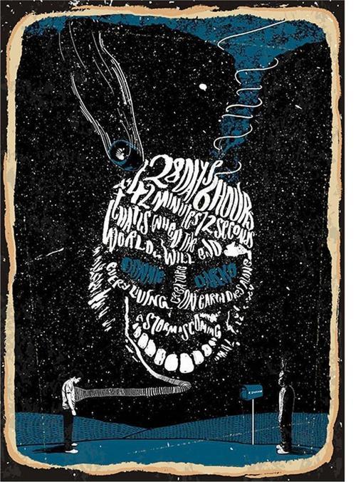 Donnie Darko Desenli Ahşap Tablo
