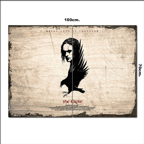 Ahşap Tablo The Crow Film Afişi 70*100Cm