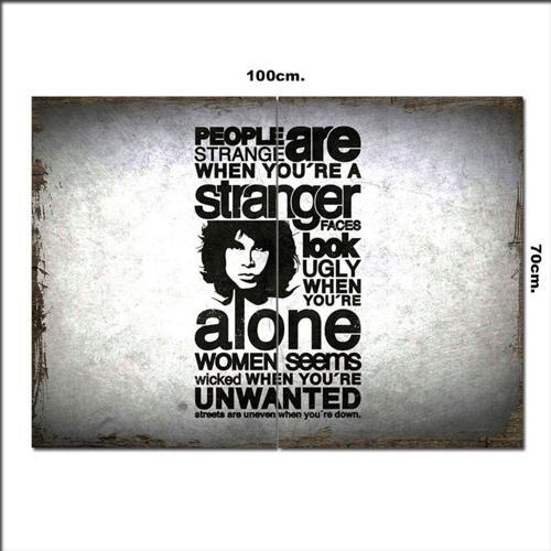 Ahşap Tablo The Doors People Are Strange 70*100Cm