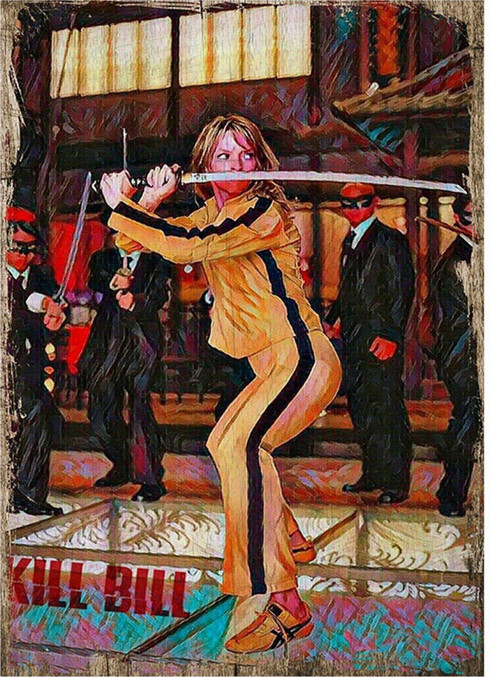 Kill Bill Tasarım Mdf Tablo 50Cm X 70Cm