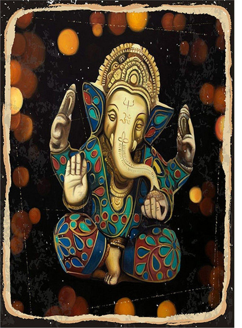 Ganesha Hediyelik Mdf Tablo